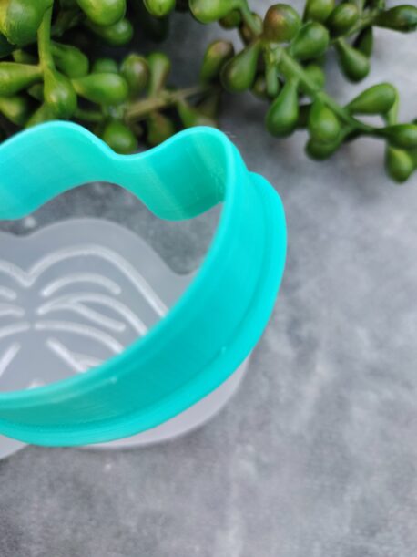 Moustache Cookie Cutter and Fondant Raised Stamp Movember Mo Fathers Day