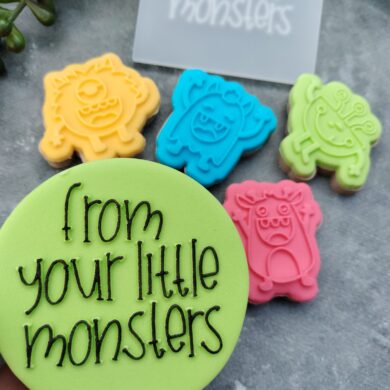 From your little monsters Fondant Cookie Stamp with Raised Detail