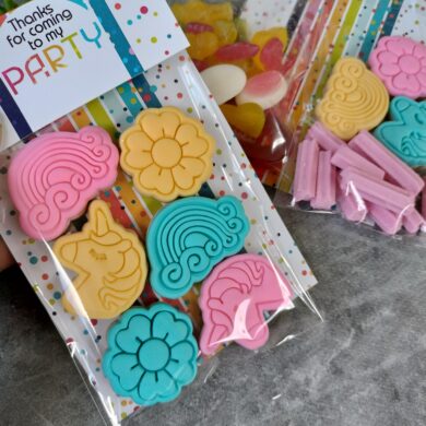 Thanks for coming to my Party Cookie Bag Topper and Backer 20 Pack Party Favour